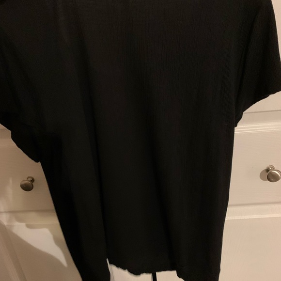 Cable & Gauge Womens Tie Hem Top, Large, Like New - Picture 9 of 13